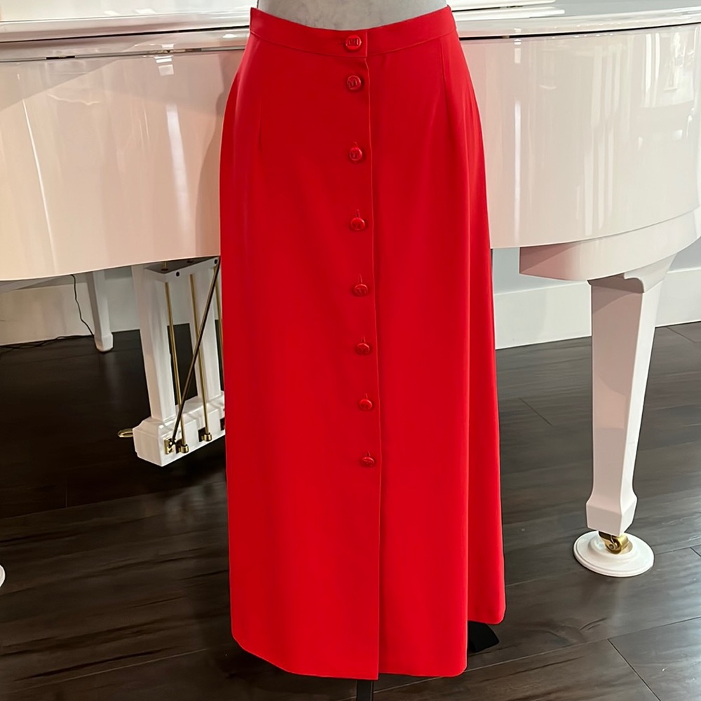 Long Button-Down Skirt